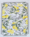 Set of 3 Beautiful Lemon Design LARGE SIZE Highly Absorbent Multi Purpose Kitchen Towel Tea Towels 70cm by 45cm Hanging Loop